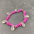 【KuaKe Mall】Bohemian Shell Beads Stone Anklets For Women Vintage Woven Rope Pendant Bracelet On Leg Anklet Beach Ankle Jewelry New Gift.