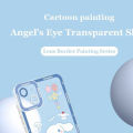 Cute Kuromi Cinnamoroll Melody For Samsung Galaxy Note 10 Lite A81 10 Plus 20 Ultra J4 J6 Plud J2 J7 Prime G530 M23 A72 A73 Cellphone Case Soft Cover Angel Eyes Crystal Square TPU Silicone Clear Lens Protection Shockproof. 