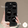 Cartoon Cute Four Red Faced Coal Balls Case For Tecno Spark 10C Go 2023 10 Camon 20 Pro Infinix Note 30 VIP Pro 12 G96 Smart 7 Hot 30 30i Play Fashion English Letter Angel Eye Soft Cover. 
