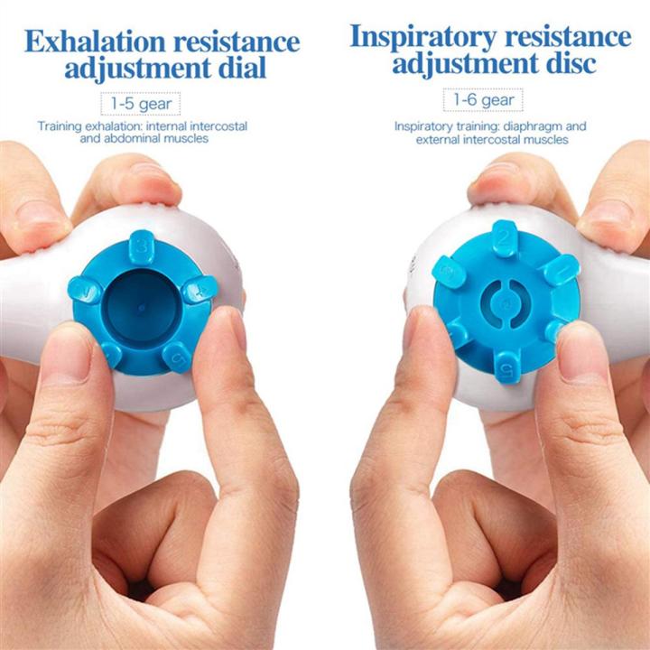 3X Portable Rehabilitation Device Pulmonary Function Breathing Training Device Breathing Exercise Lung Breathe Trainer