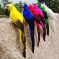 1pc Simulation Plush Parrot Decor Garden Decoration Hanging Parrot Stuffed Toys Birds White/yellow/red C7v2. 