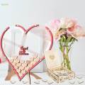 Wedding Guest Book Sign Boho Guestbook Box for Baby Shower Reception Hearts. 