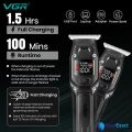 VGR V-964 Hair Clipper and Beard Trimmer for Men – Rechargeable, Type-C, LED Display, 100 Min Runtime. 