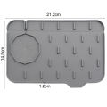 ECHIDNA Sink Splash Guard Anti-deformed Wrap-around Design Faucet Splash Guard.