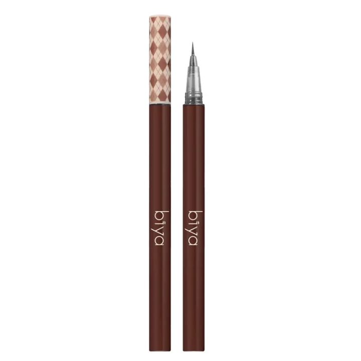 Biya 3 Color Liquid Eyebrow Pencil Slim and Smooth Line Waterproof Non-fading Durable Makeup for Women Loser Lione