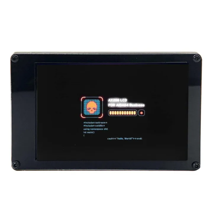 PC Sensor Panel Display, Computer Temp Monitor Custom Layout for Home
