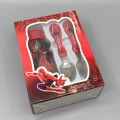 Cars Lightning c ableware Set Spiderman Anime Fork Spoon Water ottle 3-piece Suit Cutlery Set Children's Christmas ifts. 