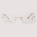 Lightweight Rimless Alloy Optical Frame. 
