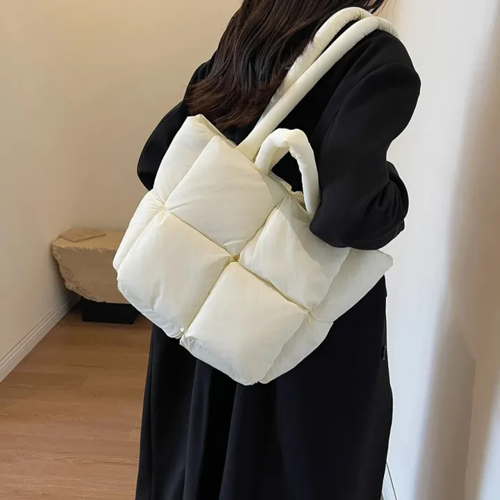 Quilted%20Puffer%20Tote%20Bag%20for%20Women%20Cotton%20Down%20Padded%20Shoulder%20Bag%20Winter%20Puffy%20Shopper%20Top%20Handle%20Bag%20Large%20Handbag%20Purse%202023%20-%20Image%202