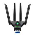 1300Mbps USB 3.0 WiFi USB Adapter Dual Band 2.4G/5Ghz Wi-Fi Dongle 4 Antenna Wireless Receiver For PC/Laptop Driver Free.