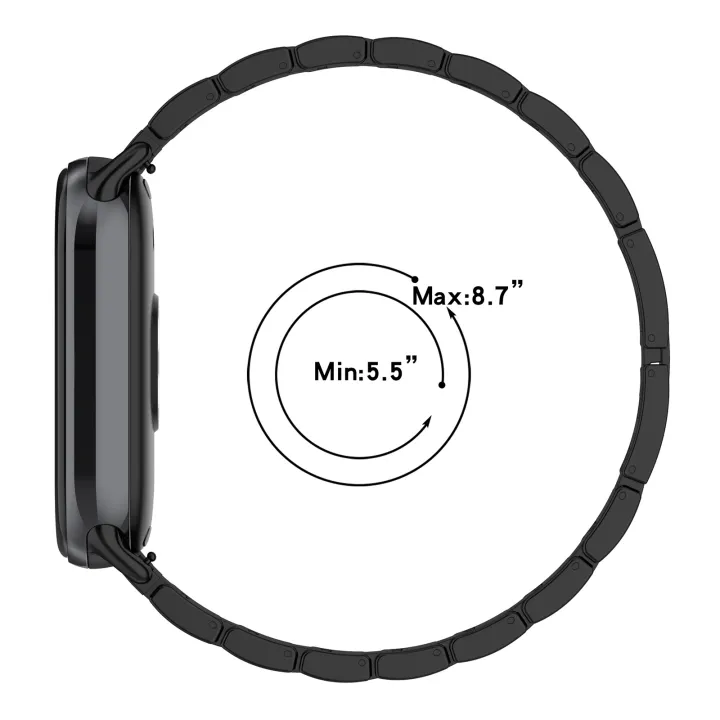 (COD%20Available)%20For%20Xiaomi%20Band%209%20/%209%20NFC%20Diamond%20Three%20Beads%20Stainless%20Steel%20Metal%20Watch%20Band%20-%20Image%208