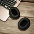 2pair Ear Cushions Memory Foam Earpads Cover Ear Pads for ATH M50X Fits Audio Technica M40X M30X M20 Brown & Black.