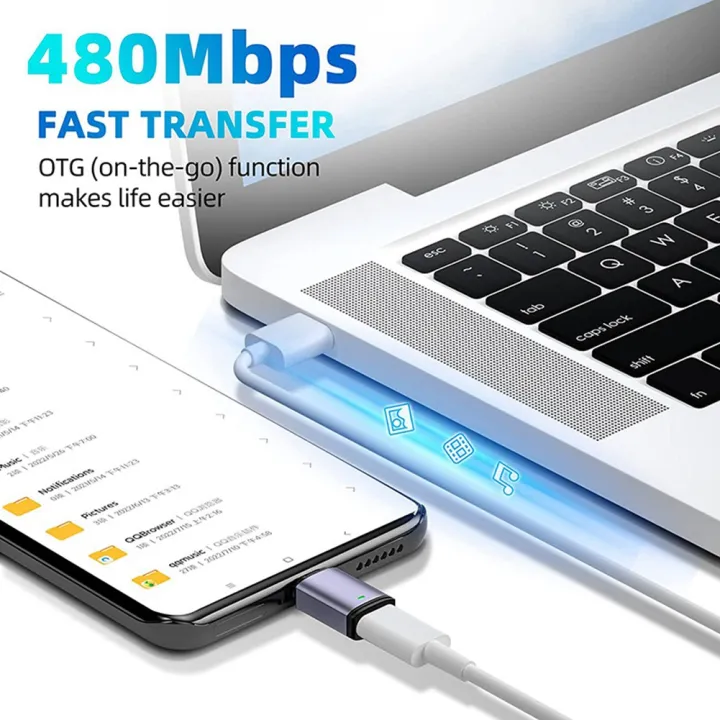 1%20Piece%205A%20Type%20C%20Magnetic%20Adapter%20USB%20C%20Male%20to%20Female%20Type%20C%20Magnetic%20Adapter%20Quick%20Charge%20Data%20Cable%20Adapter%20,%20Straight%20-%20Image%206