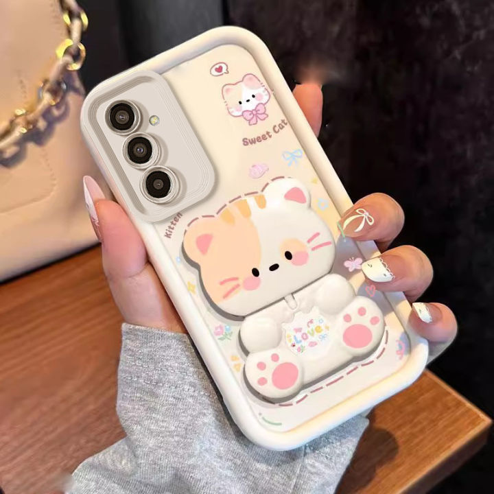 Case%20for%20samsung%20a24%204g%20a34%20a54%20a25%20a55%20a36%20A37%20A57%205g%20phone%20casing%20back%20cover%20Softcase%20shockproof%20Cover%20new%20design%20aesthetic%20cute%20cat%20with%20makeup%20mirror%20holder%20for%20girls%20JTMMZJ9%20-%20Image%202