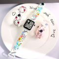 Sponge Baby White - Children's Classic Digital Square Watch. 