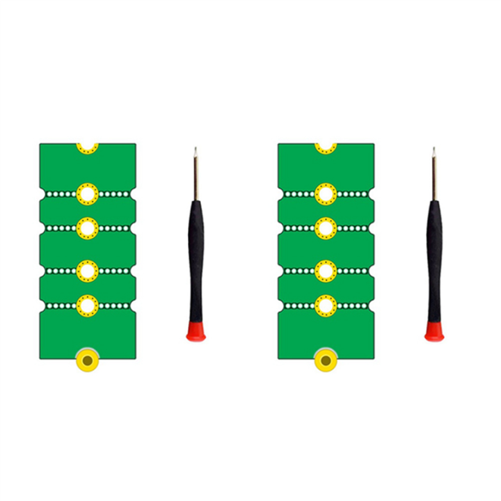 NAMUNY 2X NGFF NVME M.2 Extended Bracket 2230 to 2242/2280, 2242 to 2280, 2260 to 2280 Transfer Adapter Expansion Rack Board