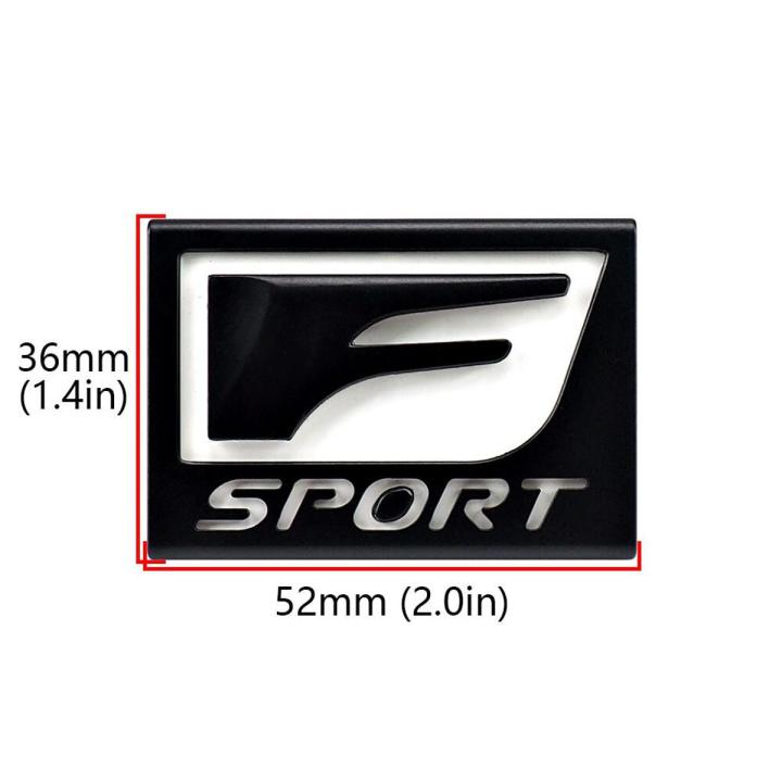 【Mary DAI Store】F SPORT Car Sticker Emblem Chrome Auto Refitting Trunk Fender Stickers for Lexus IS ISF IS200 IS250 CT200 ES RX IS GS ES LX570