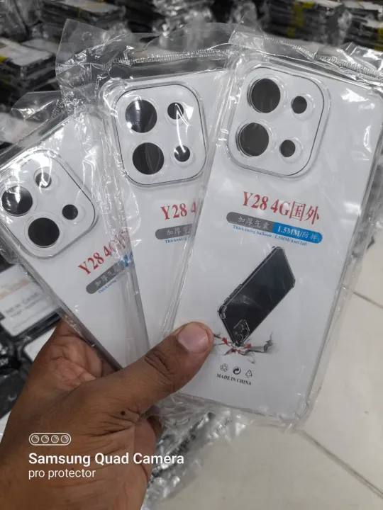 Vivo%20Y28%204G%20Soft%20Thick%20Air-Bag%20Silicone%20Clear%20Bumper%20Back%20Cover%20Transparent%20Phone%20-%20Image%203