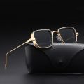Luxury Fashion Tony Stark Style for Women Sunglasses Men Square Brand Design Sun Glasses Oculos Retro Male Driver Oculos De.