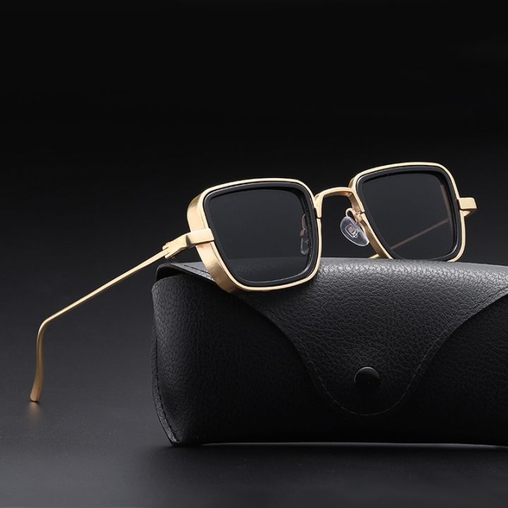 Luxury Fashion Tony Stark Style for Women Sunglasses Men Square Brand Design Sun Glasses Oculos Retro Male Driver Oculos De