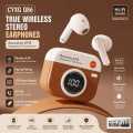 Q86 TWS Wireless Earphones Bluetooth 5.3 Stereo Sport Headphones Retro Camera Style Earbuds Compatible iPhone Android.
