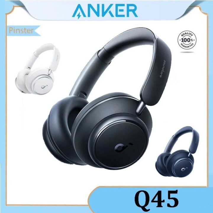 Original Soundcore Anker Space Q45 Wireless Bluetooth Headphones Triple Dynamic Active Noise Cancellation LDAC HiRes AliExpress