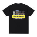 Life Is Short Make It Shorter Tren Trenbolone T-shirt Men Women Funny Gym Short Sleeve T-shirts 100% Cotton Casual Loose T Shirt.