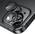 For Apple iPhone 14 Plus Black WSKEN Ring Alloy Ultra Thin Camera Lens Protector.