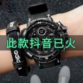 【Hengli jewelry story】Electronic Watch Men Cool casual Luminous Women Junior High School Black Technology Sports. 