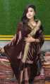 Velvet Shawls For Women Fabric With Stone Work. 