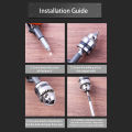 KOGEEK Hand Crank Drill All Steel Casting Drilling Drill Portable Mini Manual Drill with Double Pinions Hand Drill Tool for Wood/Plastics/PVC/Glass Fibre. 