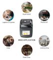 Thermal Receipt Printer (58mm), Portable POS Printer with USB and Bluetooth, compatible with Android/iOS/Windows. Ideal for supermarkets and retail stores. Supports direct thermal printing for bills and tickets, compatible with ESC/POS | Nadra-PT210. 