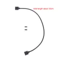 5V 3 Pin 12V 4pin ARGB Splitter Connector Extension Cable For PC Computer Fan Motherboard AURA RGB LED Strip Light Eatop.