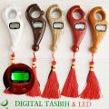 Finger Counter-Islamic Tasbih Bead Digital Finger Rotating Prayer Beads with Digital Counter Counter for Prayer Islamic Tasbih Muslim/ Digital Smart Tasbi. 