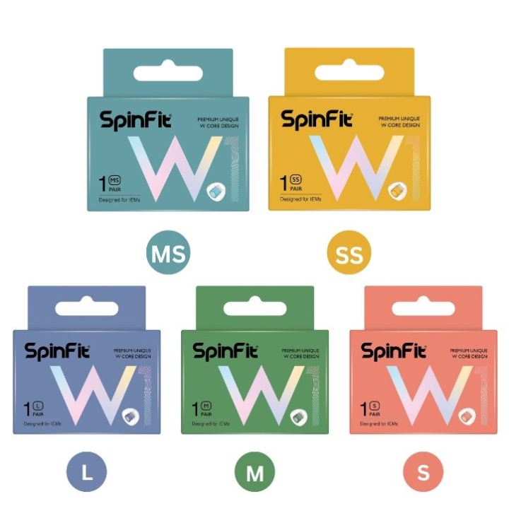 Spinfit W1 Silicone Eartips