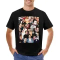 Sebastian Stan Collage T-shirt vintage t shirt kawaii clothes big and tall t shirts for men. 