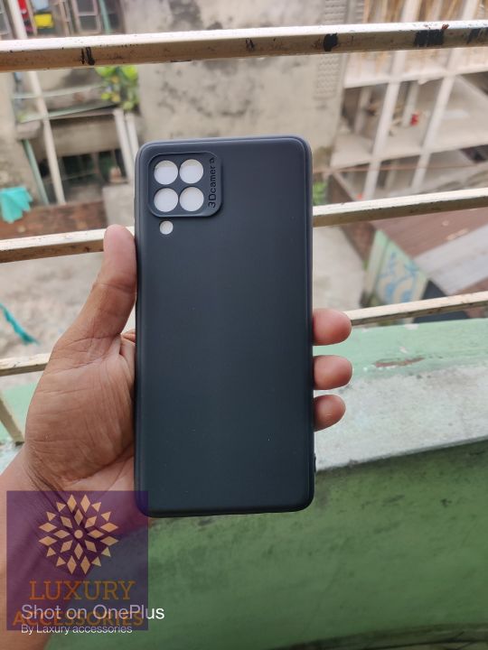 matt selicon back cover for samsung galaxy m62 / f62