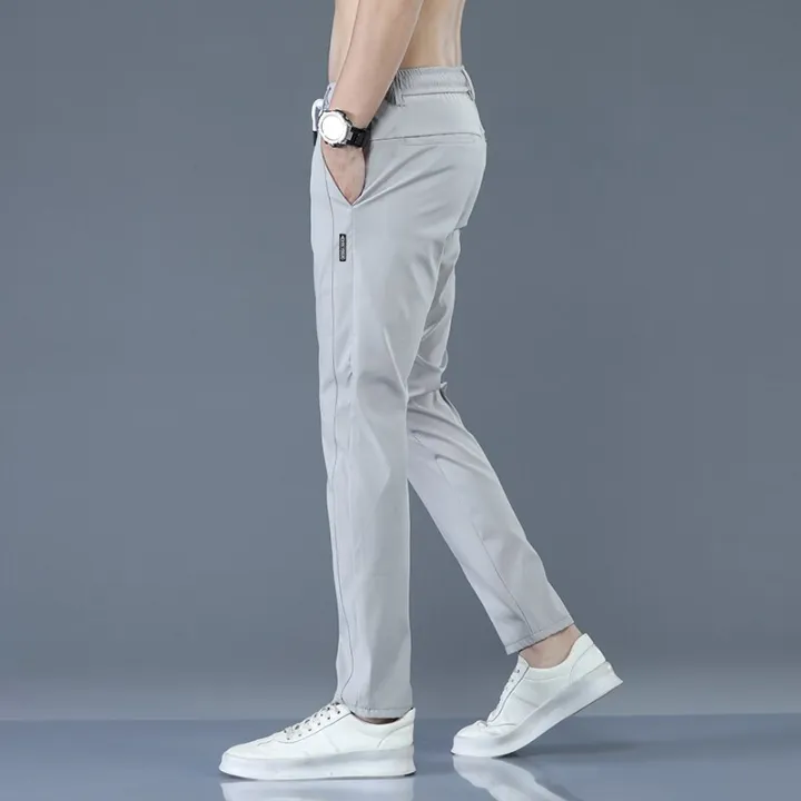 Men's%20Trousers%20Spring%20Summer%20Thin%20Green%20Solid%20Color%20Fashion%20Pocket%20Applique%20Full%20Length%20Casual%20Work%20Pants%20Pantalon%20-%20Image%207