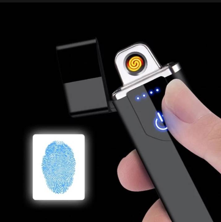 Fingerprint%20Induction%20Usb%20Lighter%20Charging%20Windproof%20Cigarette%20Lighter%20-%20Image%202