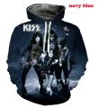 New kiss heavy metal rock band hoodies 3D printed men women fashion trend sweatshirt street popular high quality men's clothing. 