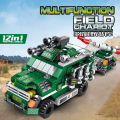 Panlos 573 Pcs Military 12 in 1 City Building Block for Kids 25 Play Style.