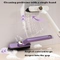 Multi-Function Rotating Crevice Cleaning Brush,Hard Bristle Crevice Cleaning Brush,Corners Cleaning Tool for Cleaning Bathroom. 