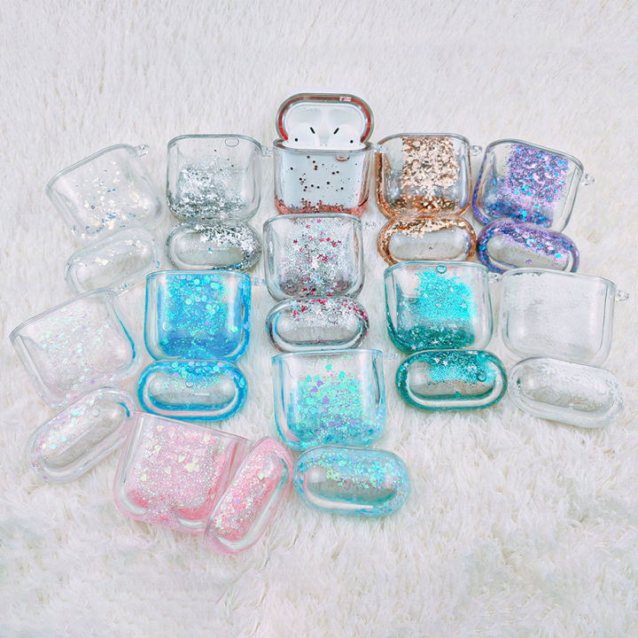 Bling%20Quicksand%20Case%20Compatible%20For%20Airpods%201/2/3%20Pro%20Wireless%20Bluetooth-compatible%20Headset%20Protective%20Cover%20-%20Image%2010