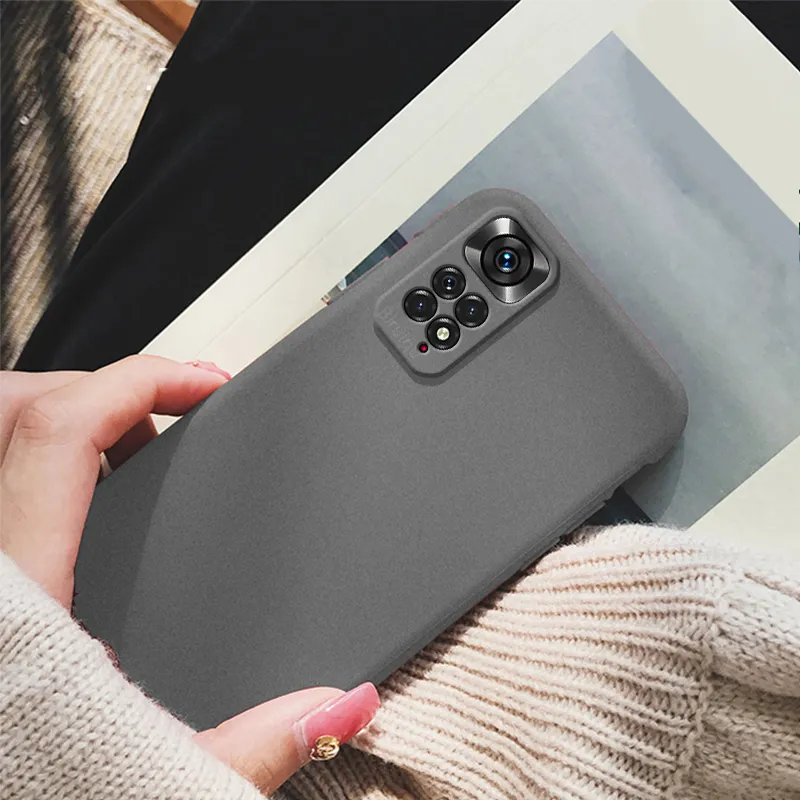Cover in Silicone per Xiaomi Redmi Note 11 Pro / 11 Pro 5G, 5X Custodia Morbida in