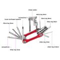 Bicycle Tools 11 Function Cycle Tool Kit Multi Purpose Mountain Bike Bicycle Repair Tool Kit Allen Key Spoke Wrench. 