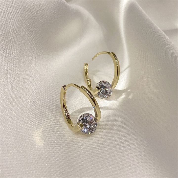 2021%20New%20Simple%20Single%20Zirconia%20Earrings%20For%20Women%20Girls%20Korean%20Style%20Delicate%20Chic%20Jewelry%20Earings%20Wholesale%20-%20Image%206