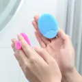 Silicone Face Scrubbers Exfoliator Brush Facial Cleansing Brush Blackhead Scrubber Exfoliating Brush-Facial Cleansing Pads Precision Pore Cleansing Pad Acne Blackheads Removing Face Brush 1pcs. 