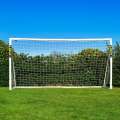 2 Pieces Football Soccer Goal Post Nets For Sports Training Match Replacement - Multi Size - Ensure A Secure Goalpost Setup. 