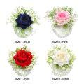 Flower Bridal Prom Accessories Wedding Supplies Hand Flowers Bride Wrist Flower Bridesmaid Bracelet Flower Bracelet.
