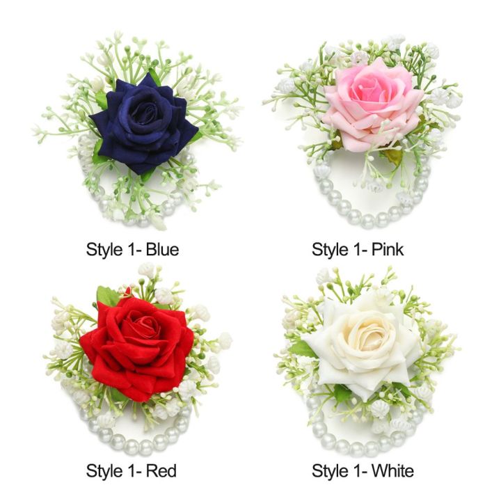 Flower%20Bridal%20Prom%20Accessories%20Wedding%20Supplies%20Hand%20Flowers%20Bride%20Wrist%20Flower%20Bridesmaid%20Bracelet%20Flower%20Bracelet%20-%20Image%206